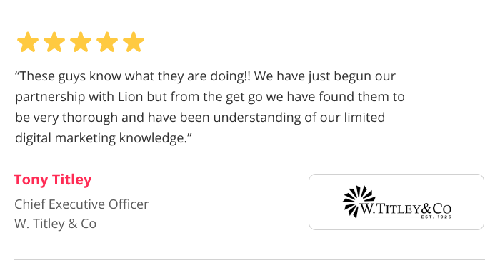 LION Digital 5-Star Review from W. Titley & Co