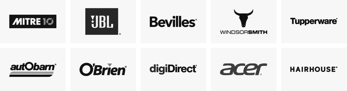 Brands Nick Mandicos has partnered with: Mitre 10, JBL, Bevilles, Windsor Smith, Tupperware, Autobarn, O'Brien, digiDirect, Acer and Hairhouse